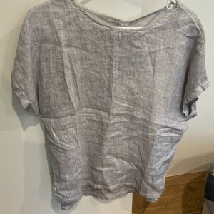 120% Lino short sleeve linen shirt